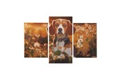 Kreatywne gry - Creative Craft Group Diamond Painting Triptych Set - Dog - CR2118/GE