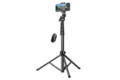 Statyw - UGREEN 70 inch Aluminum Phone Tripod with Bluetooth Remote - 15609