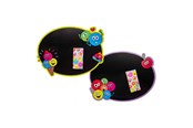 Zabawki na zewnatrz - Duckiez Chalkboard with Chalk - Smiley Face - 6390