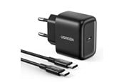 Telefon - Adapter i Ladowarka - UGREEN 25 W USB-C fast charger with 2M USB-C charging cable - 50581