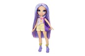 Lalki i akcesoria - Little Tikes Rainbow High Fashion Doll - Violet - 547563-EUC