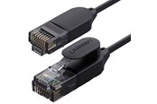 Kabel sieciowy - UGREEN cable internet network cable Ethernet patchcord RJ45 Cat 6A UTP 1000Mbps 3m black (70653) - Szary - 3m - 70653