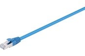 Kabel sieciowy - Fuj:tech CAT6A S/FTP network cable 10 m blue - Niebieski - 10 meter - 902779