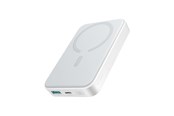 Powerbank - Joyroom Powerbank JR-W020 20W 10000mAh MagSafe + USB-C - USB-C cable 0.25m - white Powerbank - Biały - 10000 mAh - 6941237166401