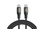 Kabel USB - Joyroom Light-Speed ​​Series S-A25 USB-C / USB-C cable 100W 1.2m - black - Joyroom SA25-CC5 Light-Speed Series 100W Fast Char