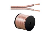 Kabel audio - Pro speaker cable 2x4mm 100.0m transparent on a reel - 98400T