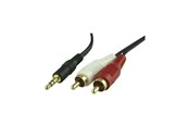 Kabel audio - InLine 2 x RCA male - 3.5 mm male cable 1.8 m - 301968