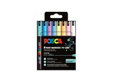 Przybory do pisania i rysowania - POSCA Marker sæt Soft Colors PC-1MR 8 ass. - 401673
