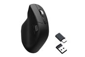 Myszka - Keychron M6 Silent - Light 86g Wireless 1K - Ergonomiczne myszki - Optyczny - 6 - Czarny - M6S-A1