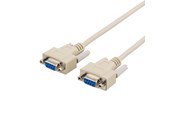Kabel wyswietlacza - Deltaco null modem cable db9 female-db9 female 3.0m serial communication (between two machines) - DEL-25A