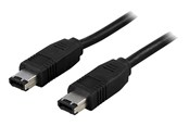 Kabel USB - InLine FireWire cable 6-pin male - 6-pin male 2 m black - FW-2
