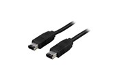 Kabel USB - InLine firewire cable 6-PIN male - 6-PIN male 4.5 m black - FW-4
