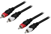 Zarzadzanie kablami - Deltaco 2 x RCA male - 2 x RCA male cable 2 m - MM-110