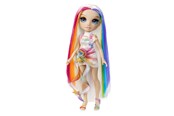 Lalki i akcesoria - Little Tikes Rainbow High Fashion Doll with Hair Chalk - Amaya Rainbow - 526780EUC