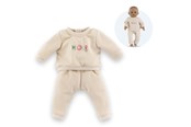 Lalki i akcesoria - Corolle Beige Tracksuit for Baby Doll 30cm - 9000111200