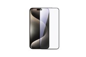 Telefon - szklo ochronne - Joyroom JR-MLG0278 2.5D HD Dustproof Tempered Glass with Black Frame for iPhone 15 Plus/16 Plus - JR-MLG0278
