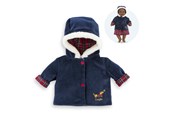 Lalki i akcesoria - Corolle Holidays Coat for Baby Doll 36cm - 9000141770
