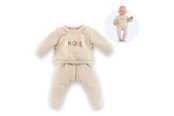 Lalki i akcesoria - Corolle Beige Tracksuit for Baby Doll 42cm - 9000160210