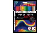 Kreatywne gry - STABILO Pen 68 Brush - Felt-tip Pen - ARTY - Set of 18 Pieces - 568/18-21-20