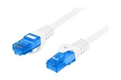 Kabel sieciowy - Lanberg patch cable - 2 m - white RAL 9010 - Biały - 2m - PCF6A-10CC-0200-W