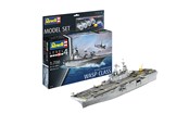 Klocki konstrukcyjne - Revell Model Kit - US Navy Assault Carrier WASP Class 1:700 - 142 pcs. - 65178