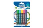 Materialy hobbystyczne - Giotto Decor Glitter Glue Confetti 5 pcs BL - 11-545400
