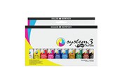 Artykuly Artystyczne & Rzemieslnicze - Daler-Rowney System3 Fluid Acrylic Introduction Set 10x29.5 ml - 16-139029101