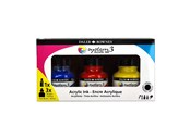 Artykuly Artystyczne & Rzemieslnicze - Daler-Rowney System3 Starter Ink Set 3x29.5 ml - 16-161100003