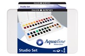 Artykuly Artystyczne & Rzemieslnicze - Daler-Rowney Aquafine Watercolour Studio Set 48 col - 16-131900201