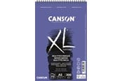 Artykuły Artystyczne & Rzemieślnicze - Canson XL Mix-Media MG A5 300G Spiral 15 SH - 17-200001872