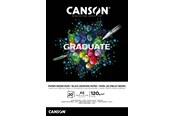 Artykuły Artystyczne & Rzemieślnicze - Canson Graduate Black Paper Pad A5 120G 20 SH - 17-400110385