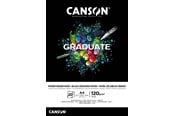 Artykuly Artystyczne & Rzemieslnicze - Canson Graduate Black Paper Pad A4 120G 20 SH - 17-400110386