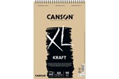 Artykuły Artystyczne & Rzemieślnicze - Canson XL Kraft LD A4 90G Spiral 60 SH - 17-400039141