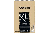Artykuły Artystyczne & Rzemieślnicze - Canson XL Kraft LD A5 90G Spiral 40 SH - 17-400082832