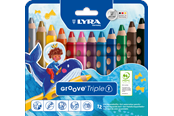 Artykuly Artystyczne & Rzemieslnicze - Lyra Groove Triple 1 12 pcs - 1-3831120