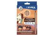 Przybory do pisania i rysowania - Lyra Color Giant Skin Tones 12 pcs BL - 1-3931124