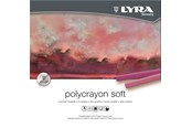Artykuly Artystyczne & Rzemieslnicze - Lyra Polycrayons Soft in box 24 pcs - 1-5651240