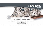 Artykuly Artystyczne & Rzemieslnicze - Lyra Hard Pastel Brown Tones Set 12 pcs - 1-5641121