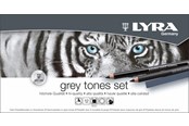 Artykuly Artystyczne & Rzemieslnicze - Lyra Hard Pastel Grey Tones Set 12 pcs - 1-5641122