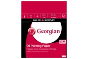 Artykuly Artystyczne & Rzemieslnicze - Daler-Rowney Georgian Oil Paper Pads 12 Sheets 290G 20x16" - 16-403612700