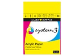 Artykuly Artystyczne & Rzemieslnicze - Daler-Rowney System3 Acrylic Pad 20 Sheets 230G A4 - 16-403600400