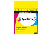 Artykuly Artystyczne & Rzemieslnicze - Daler-Rowney System3 Acrylic Pad 20 Sheets 230G A3 - 16-403600300