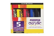 Artykuly Artystyczne & Rzemieslnicze - Daler-Rowney Graduate Acrylic Starter Set 5x120 ml - 16-123900100