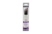 Artykuly Artystyczne & Rzemieslnicze - Daler-Rowney Graduate Synthetic Round Brush Set 3 pcs - 16-212530007