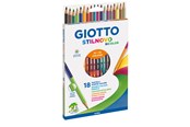 Przybory do pisania i rysowania - Giotto Stilnovo Bicolor 18 pcs - 11-257200