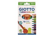 Przybory do pisania i rysowania - Giotto Turbo Color 18 pcs BL - 11-073400