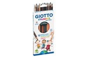 Przybory do pisania i rysowania - Giotto Stilnovo Skin Tones 12 pcs - 11-257400