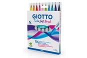 Przybory do pisania i rysowania - Giotto Turbo Soft Brush Intense Colours 10 pcs BL - 11-426800