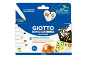 Przybory do pisania i rysowania - Giotto Decor Materials Paint Markers 6 pcs BL - 11-453300