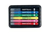 Przybory do pisania i rysowania - Giotto Decor Textile 6 pcs BL - 11-500000